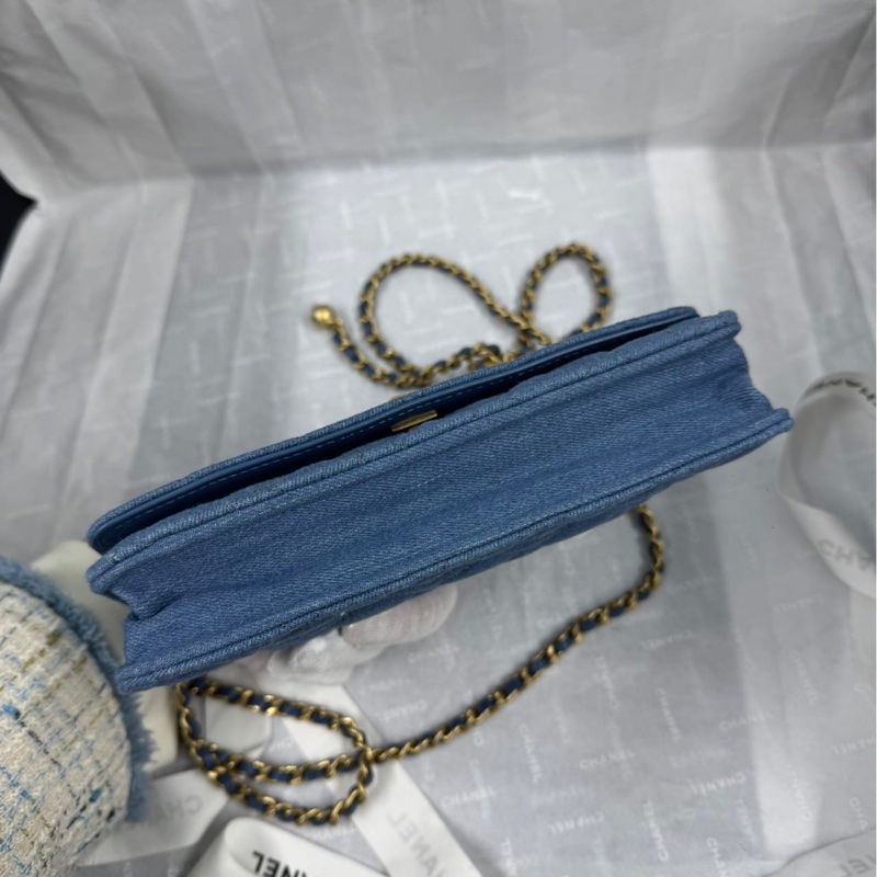 全新大全配芯片帶膜🈶️購證❤️ 香奈兒 #牛仔 #金球 #woc #發財包-13