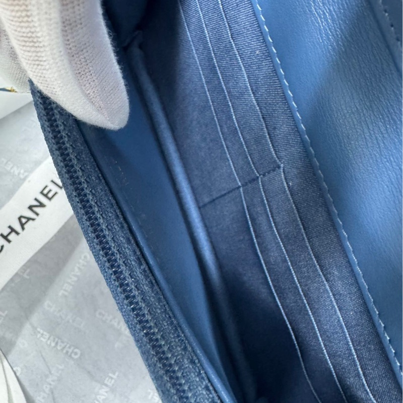 全新大全配芯片帶膜🈶️購證❤️ 香奈兒 #牛仔 #金球 #woc #發財包-15