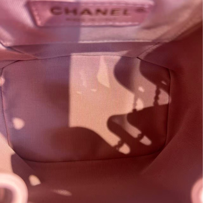 全新大全配🈶️25年購證❤️#香奈兒 #櫻花粉 牛皮 #乾燥玫瑰粉 #duma #雙肩包-10