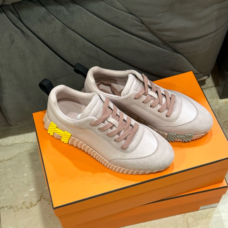 全新38.5碼❤️ 愛馬仕 #粉色 #H布鞋 #運動鞋 #休閒鞋-3