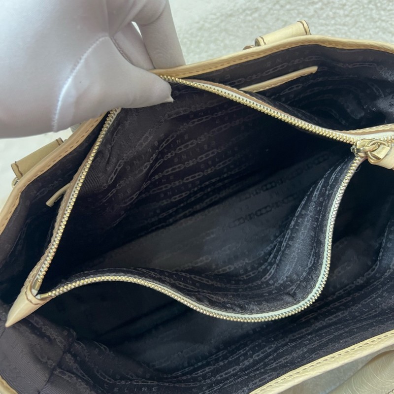 Celine Boogie吊墜皮牌帆布手提包-8