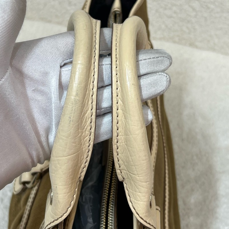 Celine Boogie吊墜皮牌帆布手提包-23