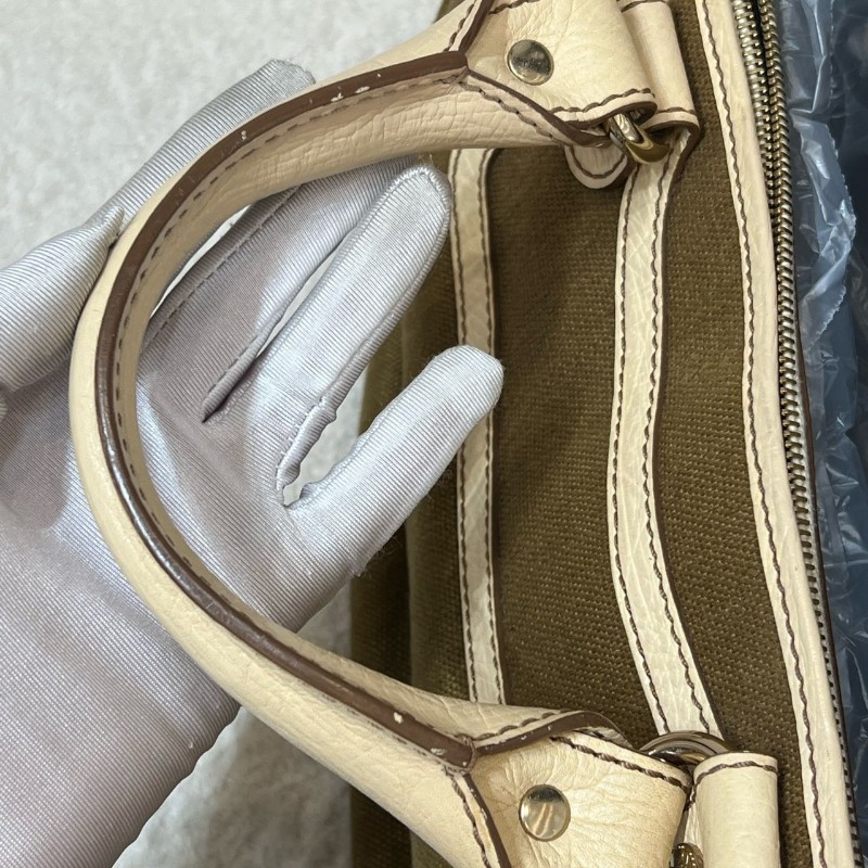 Celine Boogie吊墜皮牌帆布手提包-25