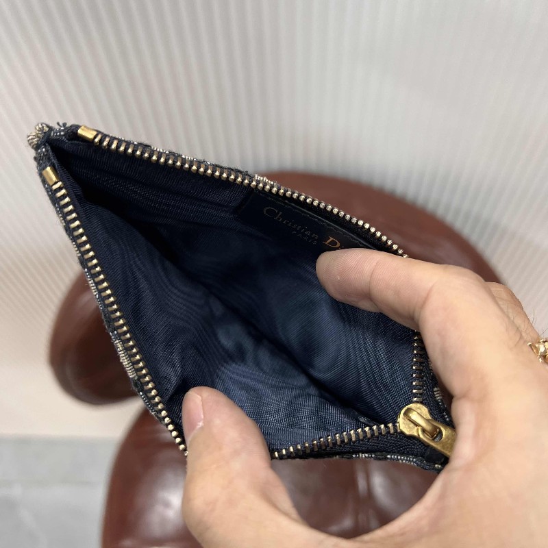 Dior 迪奧 小號老花馬鞍二合一鏈條包 肩背包斜背包-5