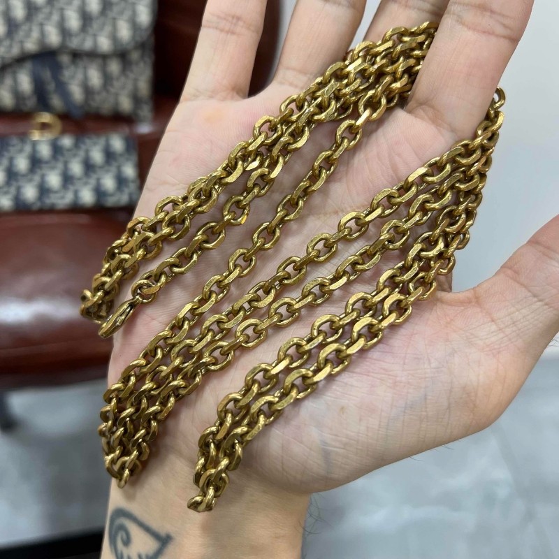 Dior 迪奧 小號老花馬鞍二合一鏈條包 肩背包斜背包-26