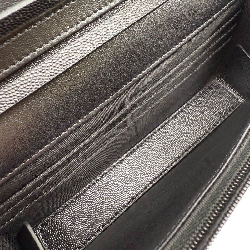 ［2536］香奈兒 Chanel WOC 黑色 羊皮 中號 金扣-16