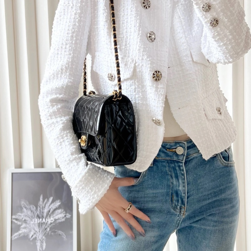 🌷Chanel 鏈條協背包單肩包側背包｜經典花紋✦fufu style 精品✦ 氣質款｜-1