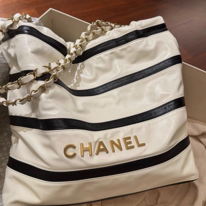 香奈兒垃圾袋 22bag中號 24年99新-0