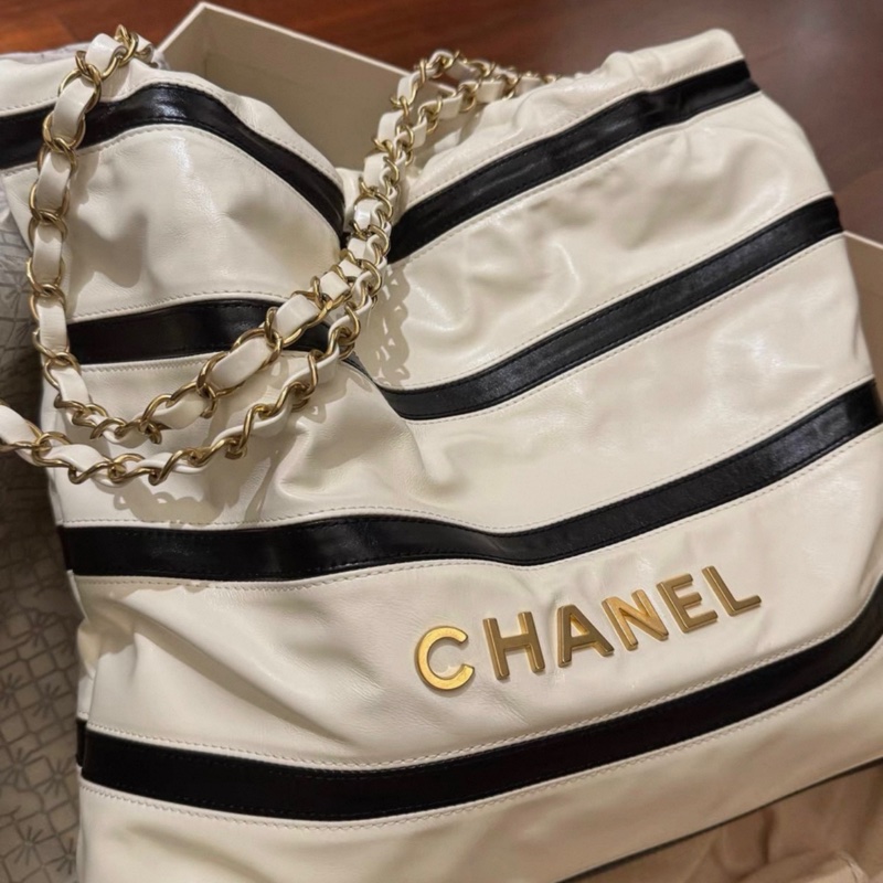 香奈兒垃圾袋 22bag中號 24年99新-1