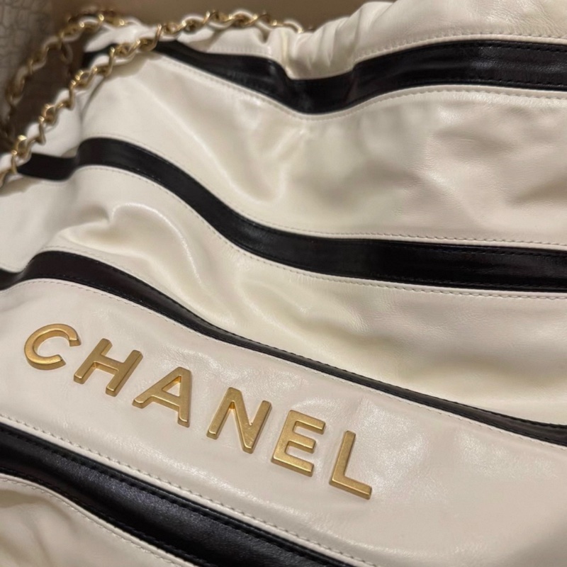 香奈兒垃圾袋 22bag中號 24年99新-4