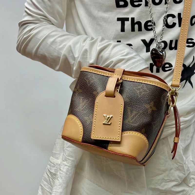 LV路易威登 purse老花燒麥包 手提包肩背包斜背包-1