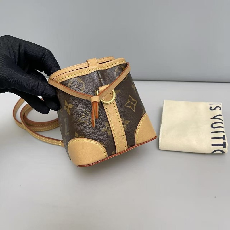 LV路易威登 purse老花燒麥包 手提包肩背包斜背包-4