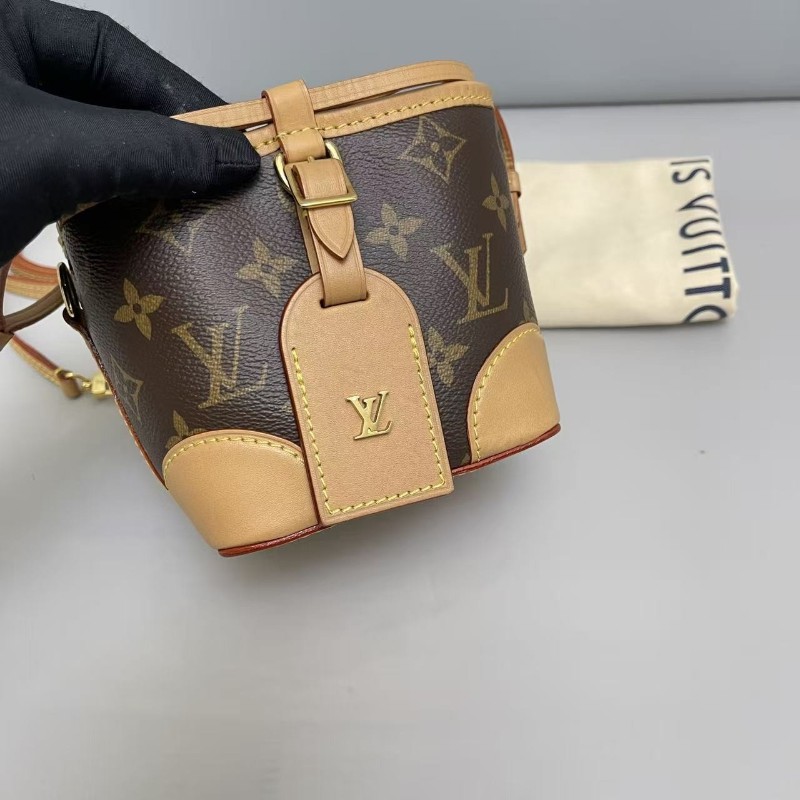 LV路易威登 purse老花燒麥包 手提包肩背包斜背包-7