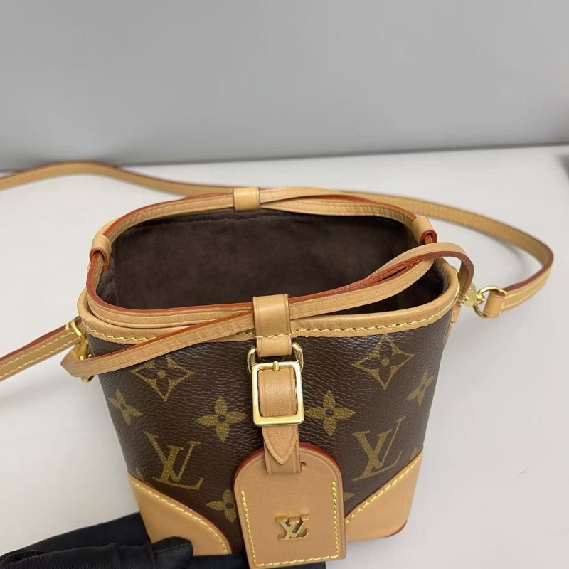 LV路易威登 purse老花燒麥包 手提包肩背包斜背包-8