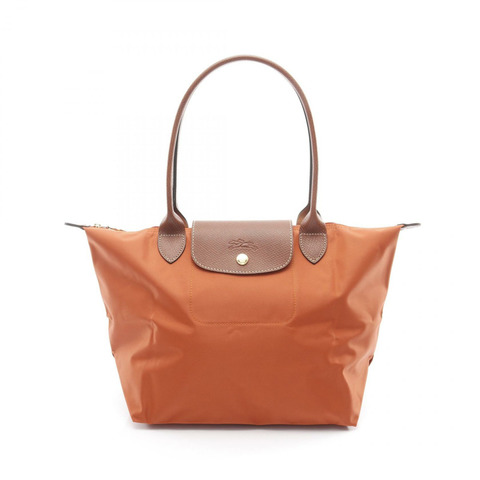 Longchamp LE PLIAGE ORIGINAL M 托特包 2605089P97 帆布皮革 棕色 全新 女士