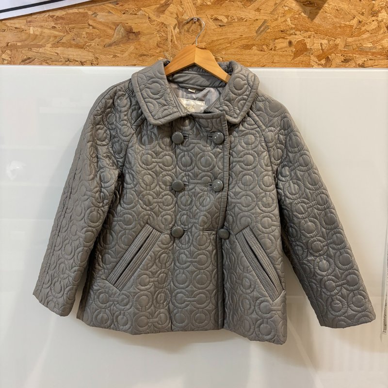 【美收精品】COACH 灰色外套 4-163【隔月月中將轉賣至日本 上架期限30天】-0