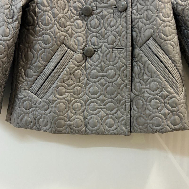 【美收精品】COACH 灰色外套 4-163【隔月月中將轉賣至日本 上架期限30天】-5