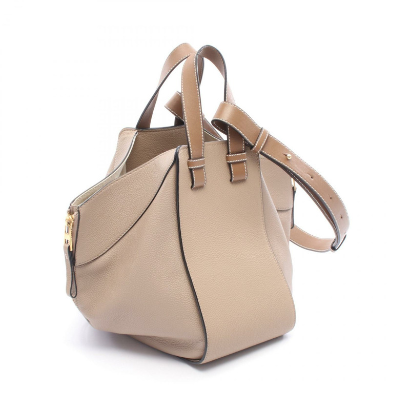 LOEWE HAMMOCK SMALL 斜背單肩包 A538S35X51 皮革 米棕色-1