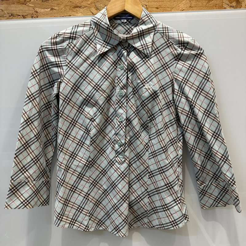 【美收精品】BURBERRY 紅綠色格紋襯衫 4-170【隔月月中將轉賣至日本 上架期限30天】-0