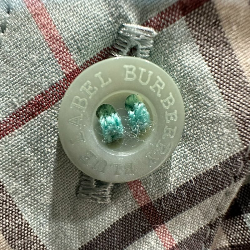 【美收精品】BURBERRY 紅綠色格紋襯衫 4-170【隔月月中將轉賣至日本 上架期限30天】-8