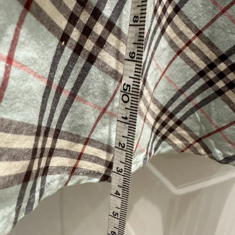 【美收精品】BURBERRY 紅綠色格紋襯衫 4-170【隔月月中將轉賣至日本 上架期限30天】-10