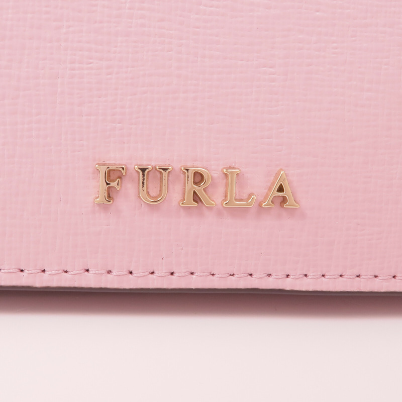 Furla 牛皮皮革Card Case金扣卡片套-10
