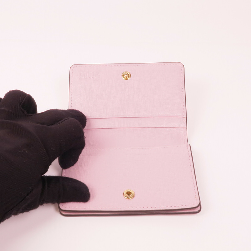 Furla 牛皮皮革Card Case金扣卡片套-11