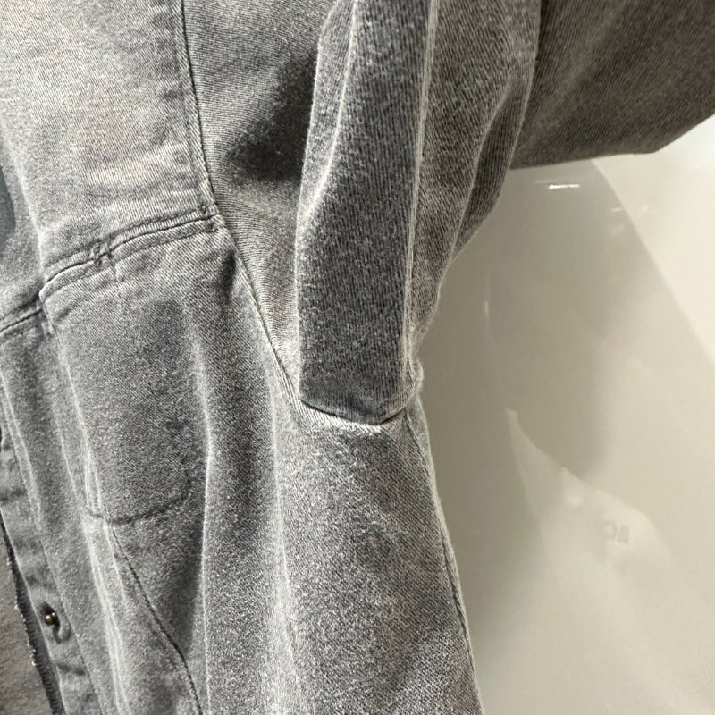 【美收精品】BURBERRY 灰色牛仔外套 4-172【隔月月中將轉賣至日本 上架期限30天】-4