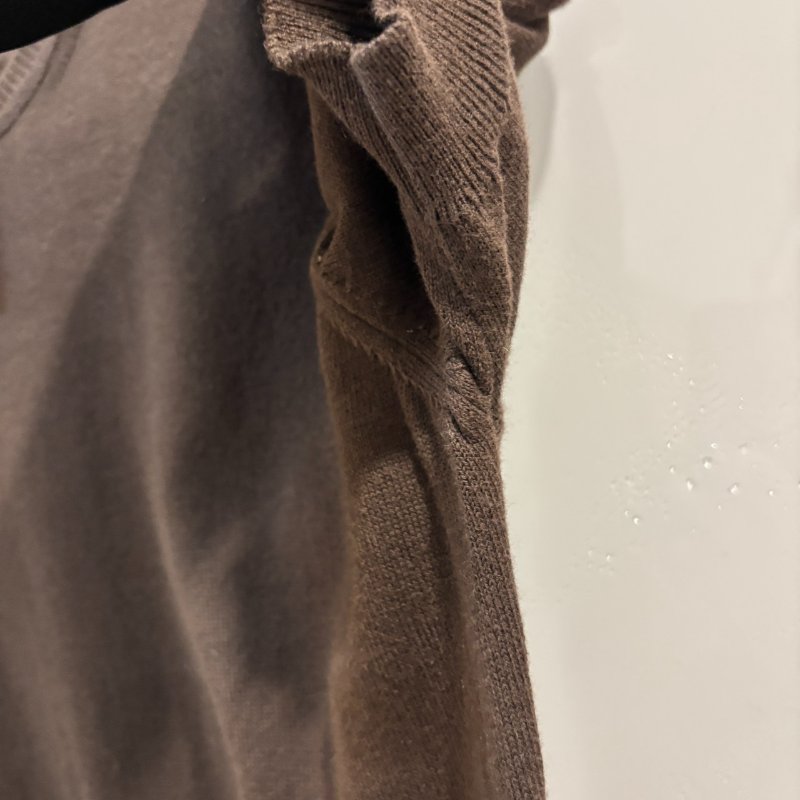 【美收精品】BURBERRY 茶色針織短袖 4-173【隔月月中將轉賣至日本 上架期限30天】-3