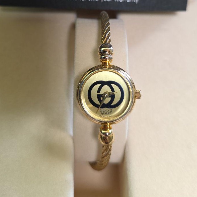 🌷Gucci 麻花手環手錶 ｜經典花紋✦fufu style 精品✦ 氣質款｜-3