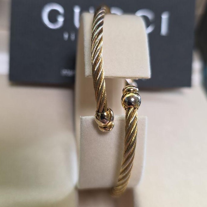 🌷Gucci 麻花手環手錶 ｜經典花紋✦fufu style 精品✦ 氣質款｜-6