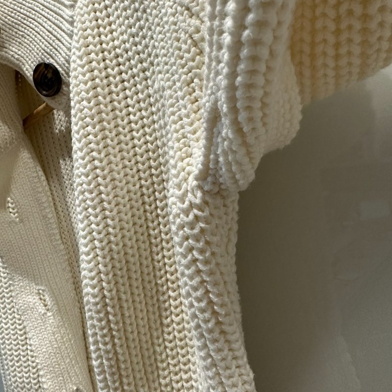 【美收精品】BURBERRY 白色針織毛衣 4-174【隔月月中將轉賣至日本 上架期限30天】-7