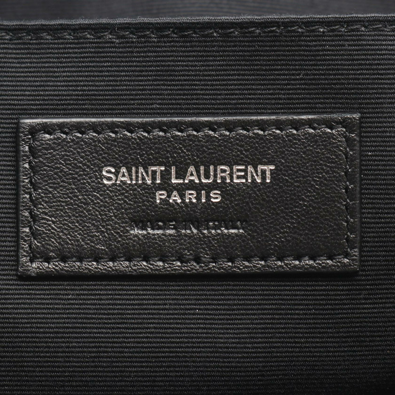 YVES SAINT LAURENT RIVE GAUCHE 商務手拿包 581369 帆布皮革-3