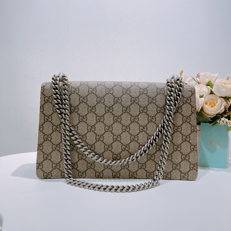 TW4507 GUCCI 古馳中號經典GG字翻蓋色鏈帶包包 GG SUPREME DIONYSUS SHOULDER BAG MEDIUM-2