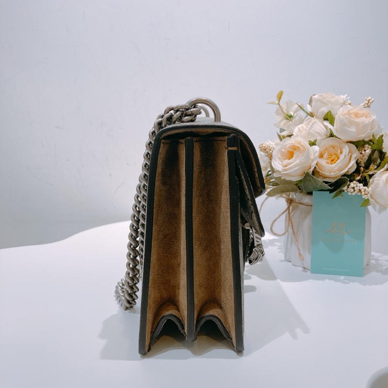 TW4507 GUCCI 古馳中號經典GG字翻蓋色鏈帶包包 GG SUPREME DIONYSUS SHOULDER BAG MEDIUM-3