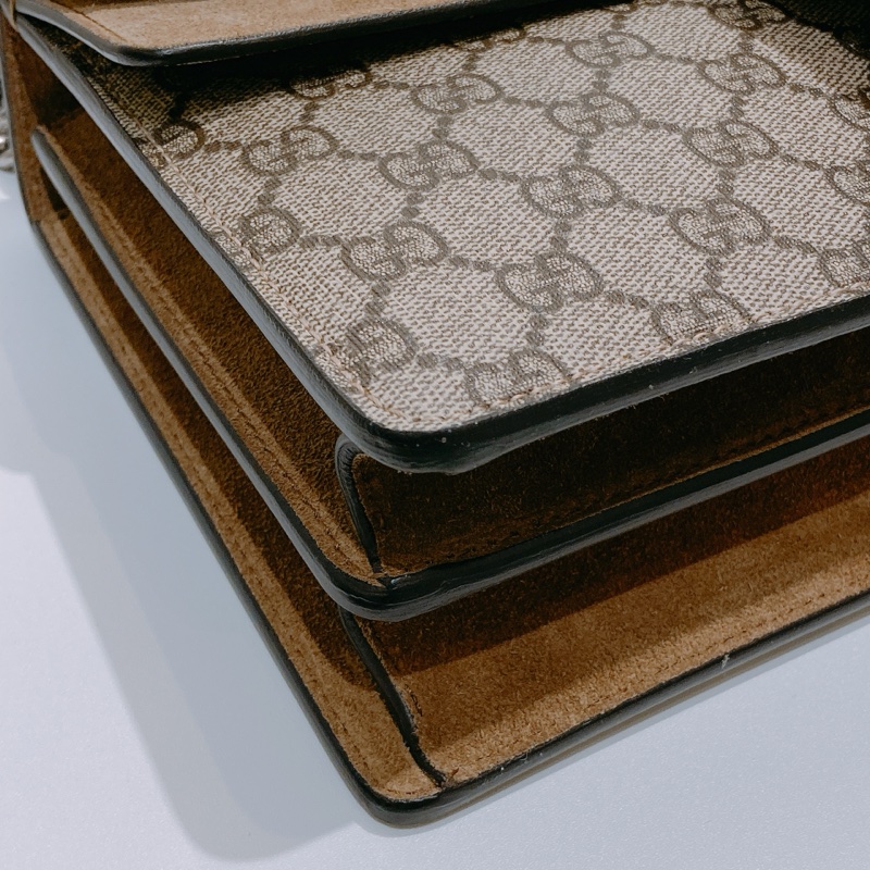 TW4507 GUCCI 古馳中號經典GG字翻蓋色鏈帶包包 GG SUPREME DIONYSUS SHOULDER BAG MEDIUM-6