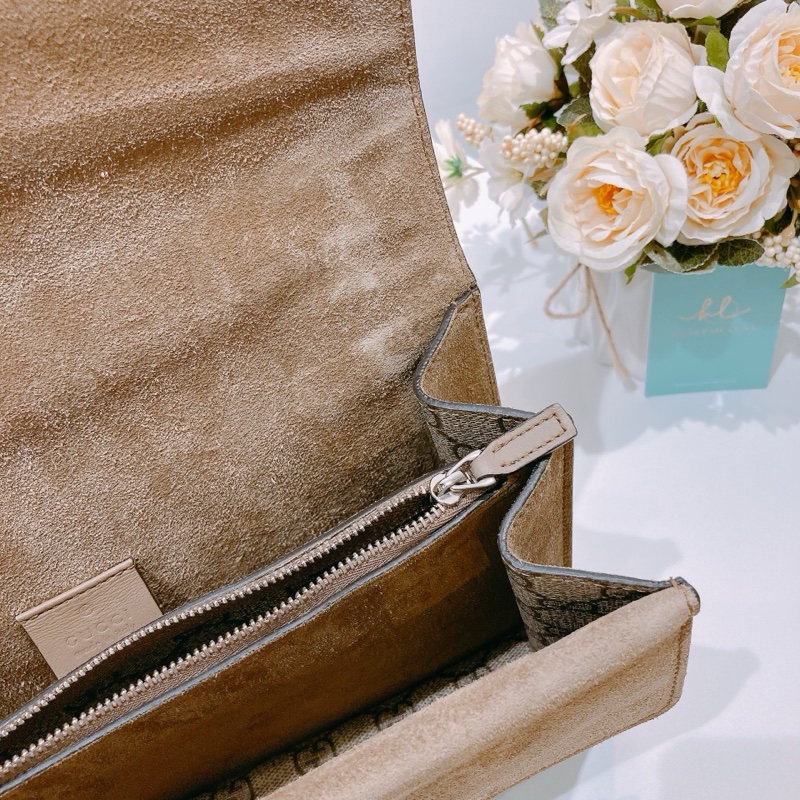 TW4507 GUCCI 古馳中號經典GG字翻蓋色鏈帶包包 GG SUPREME DIONYSUS SHOULDER BAG MEDIUM-11