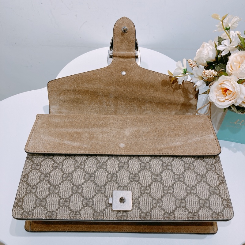 TW4507 GUCCI 古馳中號經典GG字翻蓋色鏈帶包包 GG SUPREME DIONYSUS SHOULDER BAG MEDIUM-16