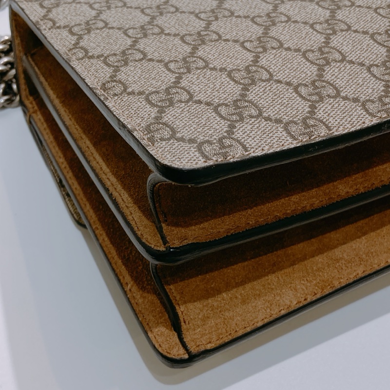 TW4507 GUCCI 古馳中號經典GG字翻蓋色鏈帶包包 GG SUPREME DIONYSUS SHOULDER BAG MEDIUM-24