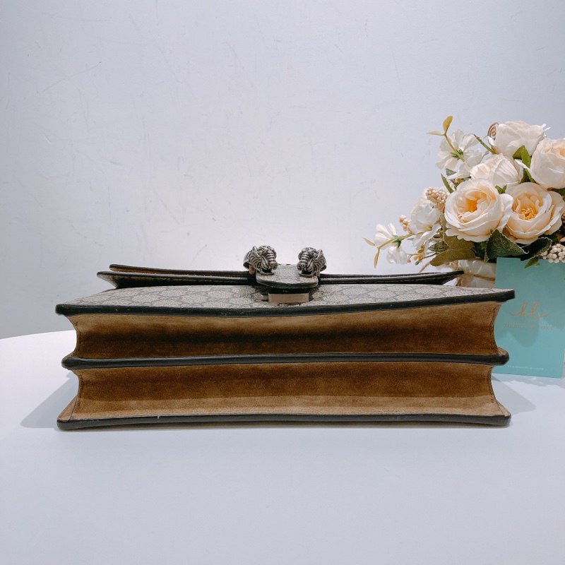 TW4507 GUCCI 古馳中號經典GG字翻蓋色鏈帶包包 GG SUPREME DIONYSUS SHOULDER BAG MEDIUM-27