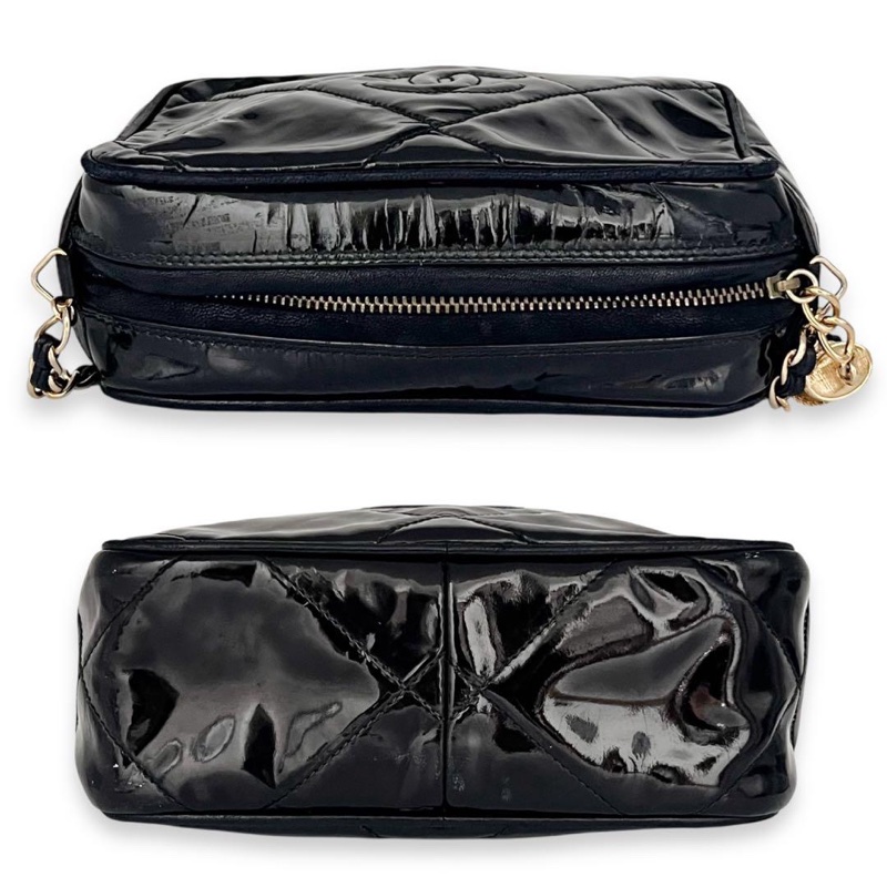 🌷Chanel 漆皮菱格紋協背包|經典花紋✦fufu style 精品✦ 氣質款|-3