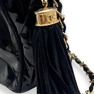 🌷Chanel 漆皮菱格紋協背包|經典花紋✦fufu style 精品✦ 氣質款|-21