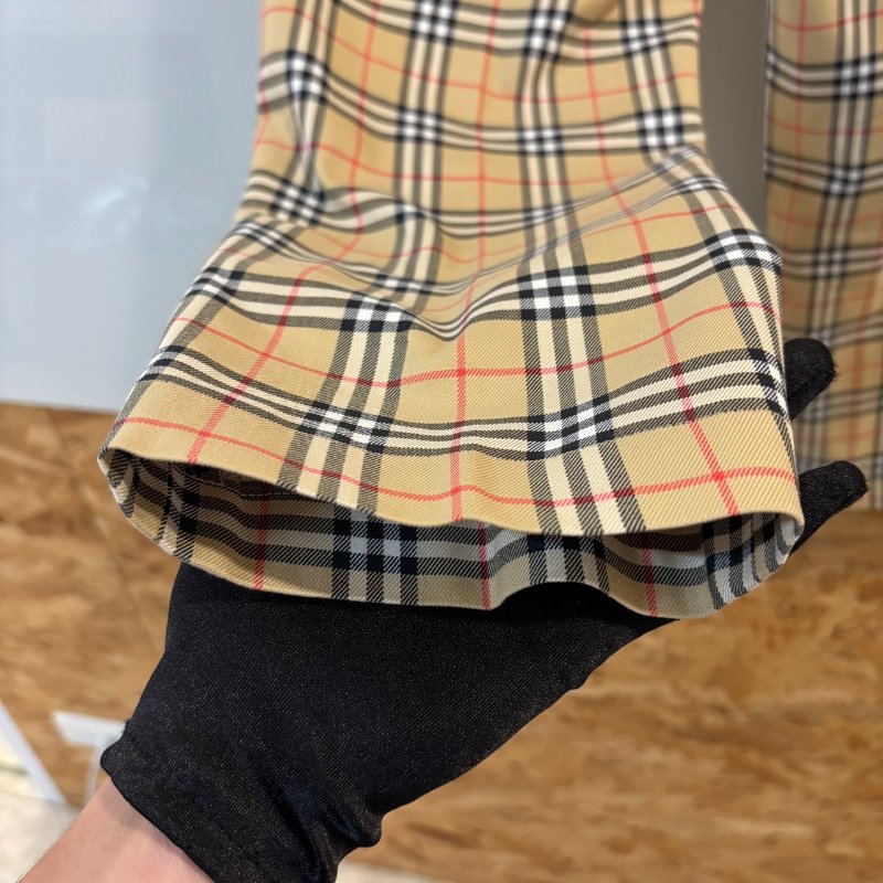 【美收精品】BURBERRY 茶色格紋長褲 4-189【隔月月中將轉賣至日本 上架期限30天】-4