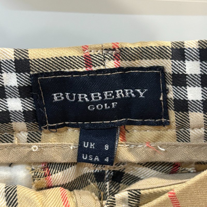 【美收精品】BURBERRY 茶色格紋長褲 4-189【隔月月中將轉賣至日本 上架期限30天】-7