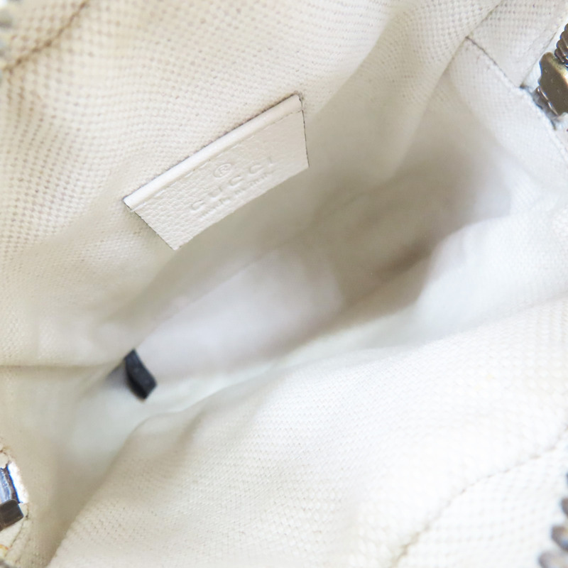 白色 牛皮 肩背包【GUCCI 古馳】 574803.521-4