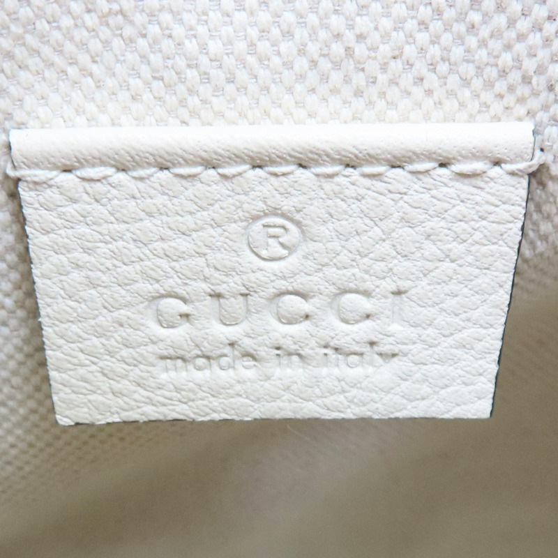 白色 牛皮 肩背包【GUCCI 古馳】 574803.521-6