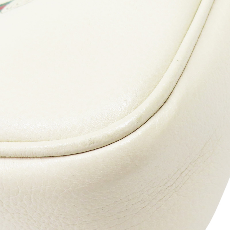 白色 牛皮 肩背包【GUCCI 古馳】 574803.521-10