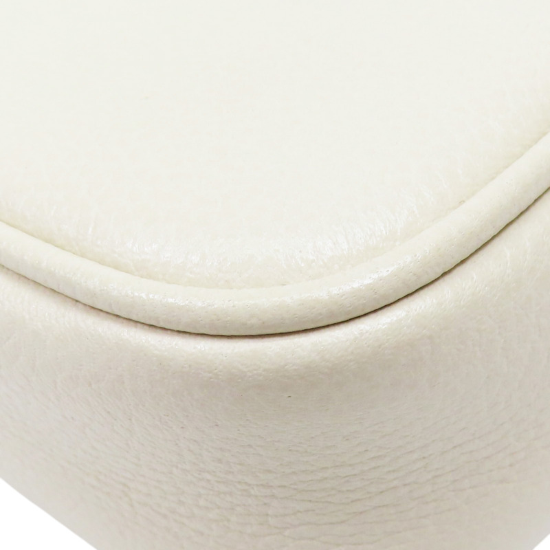 白色 牛皮 肩背包【GUCCI 古馳】 574803.521-12