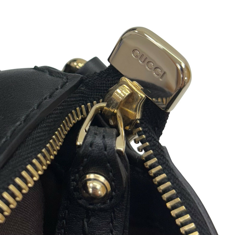 棕色帆布 牛皮 手提包【GUCCI 古馳】 232955-11