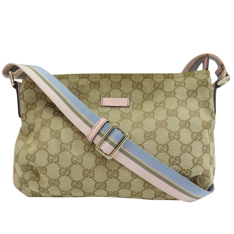 米色 緹花帆布 肩背包 189749【GUCCI 古馳】 189749-0